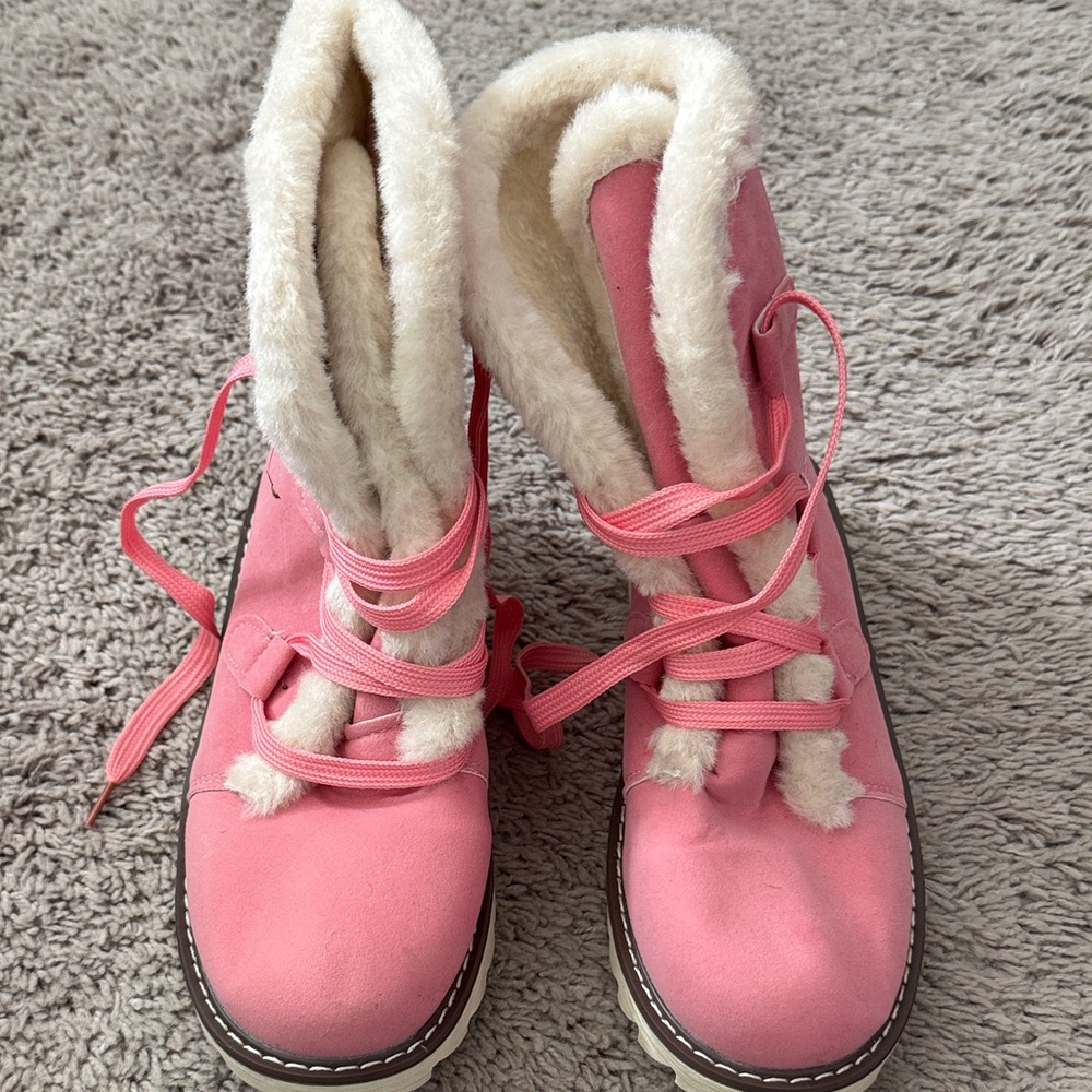 Pink Kids Boots